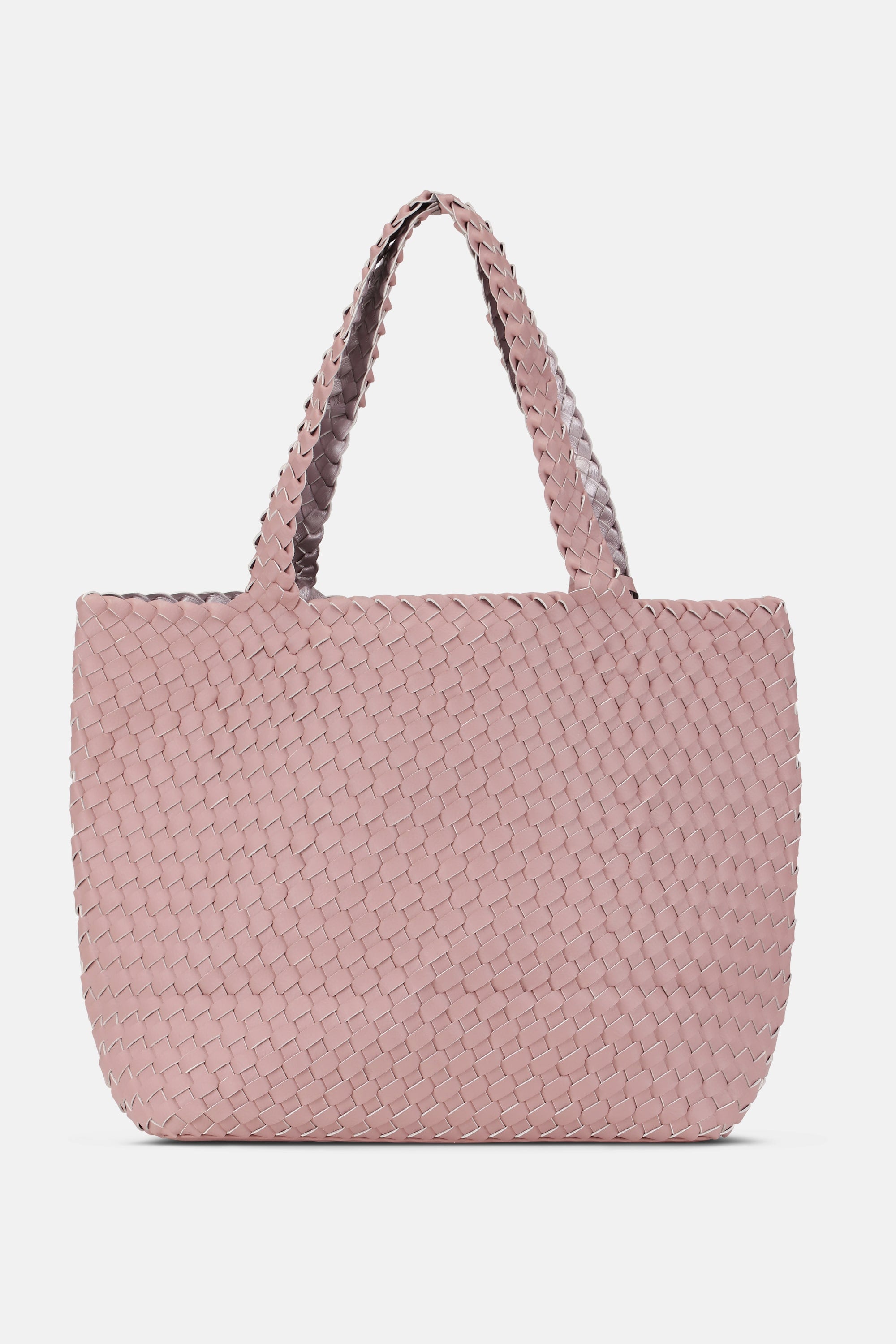 Tote Bag Geflochten - Adobe Rose Lotus